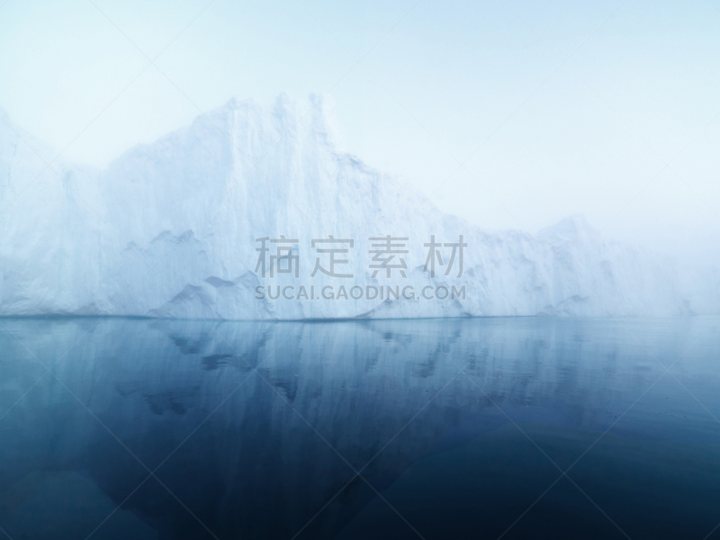 冰河,冰,格陵兰,水,天空,美,风,水平画幅,云,无人