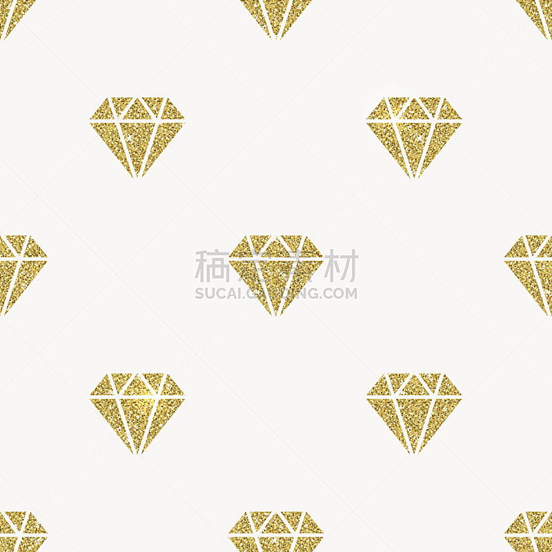 钻石,黄金,背景,宝石,镀金的,金色,形状,无人,绘画插图,四方连续纹样