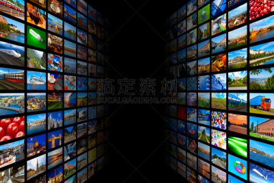 技术,概念,传媒,电视墙,电影工业,合成图像,水平画幅,无人,组物体