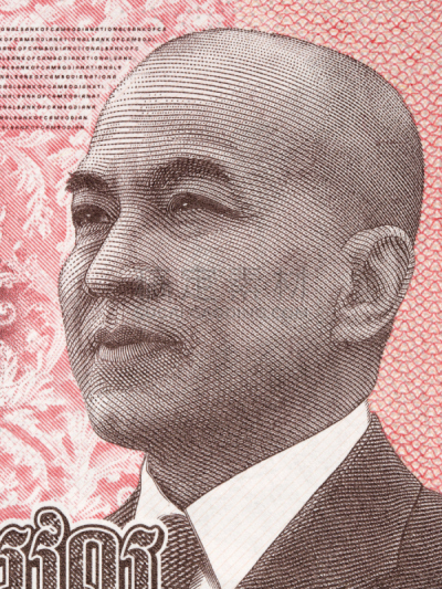诺罗敦西哈努克,肖像,垂直画幅,柬埔寨,金融,金融和经济,波兰,商务,摄影