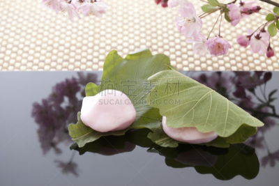 橡叶麻糬,加号,水平画幅,樱花,快乐,日本,摩卡咖啡,柏市,饺子,甜食