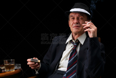 老年男人,平衡折角灯,注视镜头,30年代风格,成年的,仅成年人,老年人,艺术模特,艺术家