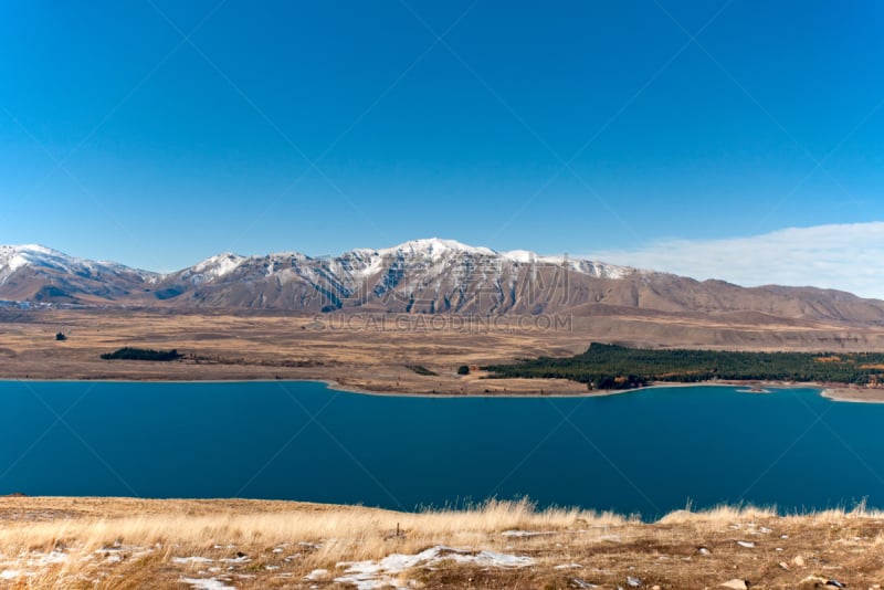 山,风景,山脉,帝卡波湖,天文台,john the baptist,水,天空,公园,新的