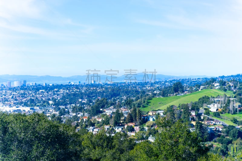 都市风景,湾区,奥克兰,海湾大桥,侧面视角,旧金山,国际著名景点,云,著名景点,自然美