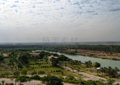 幼发拉底河,伊拉克,都市风景,萨达姆,,宫殿,天空,旅游目的地,水平画幅,墙