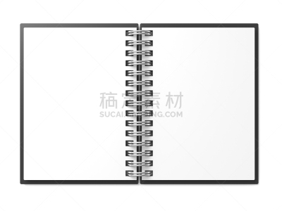 空白的,笔记本,留言板,可回收材料,螺旋记事本,办公室,留白,办公用品,水平画幅,高视角
