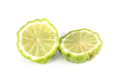 佛手柑,白色背景,分离着色,水平画幅,水果,有机食品,泰国,柠檬,粗糙的,亚洲