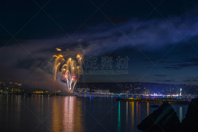 放焰火,英国,地形,赛舟会,非凡的,拓闺市,旅游嘉年华,留白,度假胜地,休闲活动