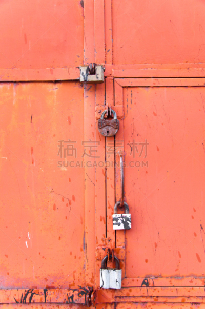 大门,公亩,关闭的,垂直画幅,门口,谷仓,无人,禁止的,户外,金属
