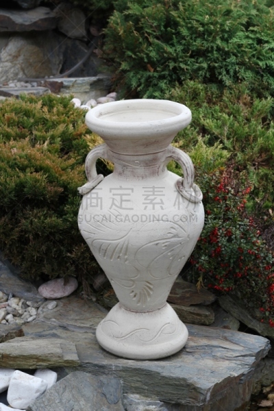 灵感,小的,双耳罐,粘土,手艺,景观设计,水壶,华丽的,粗陶,波兰