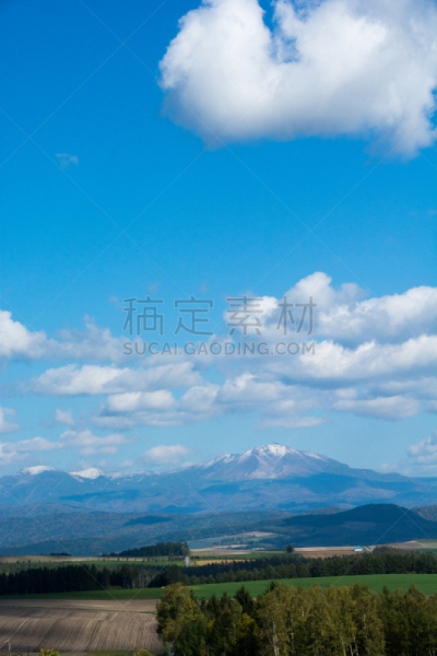 雪,山,垂直画幅,天空,贺卡,留白,云,郊区,无人,旭川