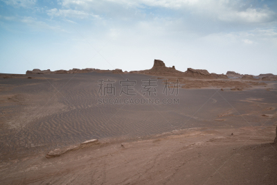 伊朗,沙漠,天空,水平画幅,山,沙子,无人,岩层,夏天,户外