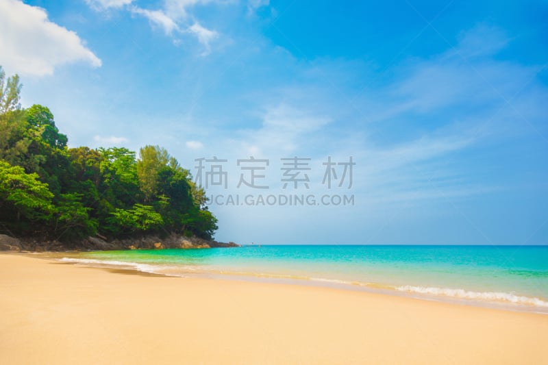 海滩,粉沙海滩,水,天空,美,度假胜地,水平画幅,沙子,夏天,户外