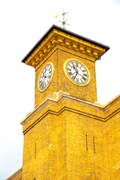 墙,建筑,砖,伦敦,古老的,英皇十字街,潘克拉斯火车站,垂直画幅,无人,符号