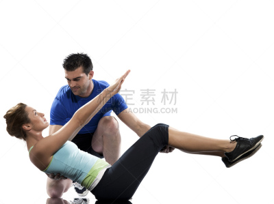 女人,船势,男人,瑜伽,异性恋,水平画幅,指导教师,瑜珈教师,放置,坐