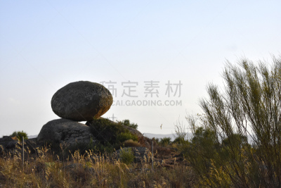 鸡蛋,石材,自然,天空,椭圆形,水平画幅,无人,蓝色,古老的,抽象