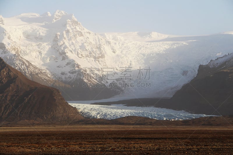 冰岛国,冰河,天空,水平画幅,能源,雪,火山地形,符号,旅行者,户外