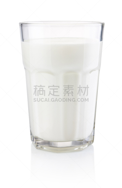 清新,牛奶,玻璃杯,分离着色,白色背景,钙,饮料,传统,奶制品,纯净