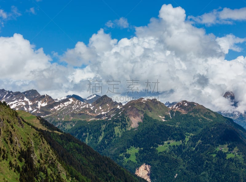 山口,夏天,瑞士,布希曼族,山脊,环境,云,雪,天气,瑞士阿尔卑斯山