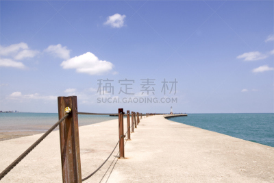 木板路,水,风,水平画幅,码头,无人,芝加哥市,夏天,城市生活,户外