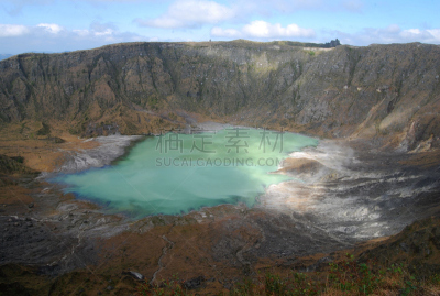 火山,墨西哥,自然,水平画幅,地质学,蓝色,户外,泻湖,恰帕斯州,拉丁美洲