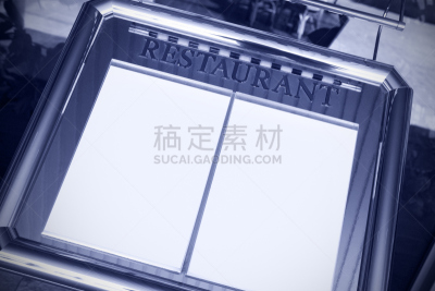 菜单,留言簿,餐馆,个人备忘录,闪亮的,金属,空的,膳食,图像,想法
