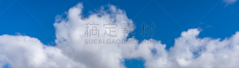 天空,云景,白色,蓝色,全景,美,风,臭氧层,气候,水平画幅