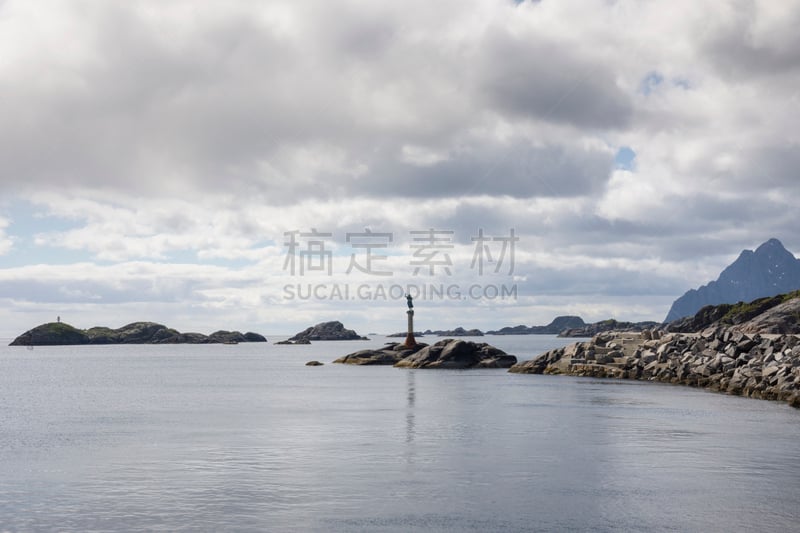 鳕鱼干,罗弗敦,支架,自然,天空,气候,水平画幅,地形,无人,传统