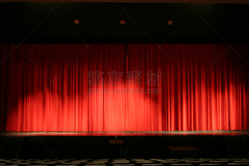 艺术,水平画幅,纺织品,无人,纤维,天鹅绒,聚光照明,戏剧表演,中间部分,红色