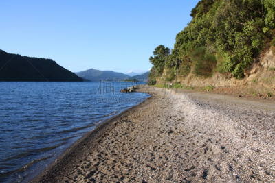 新西兰,picton,自然,天空,水平画幅,地形,无人,蓝色,夏天,户外