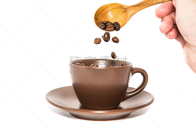 咖啡杯,豆,烤咖啡豆,褐色,咖啡馆,水平画幅,无人,有机食品,浓咖啡,饮料