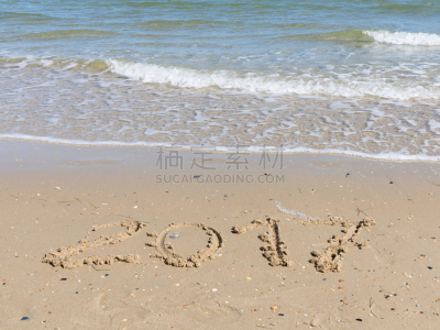 海滩,海洋,2017年,沙河,大群动物,不平坦的,水平画幅,风化的,无人,符号