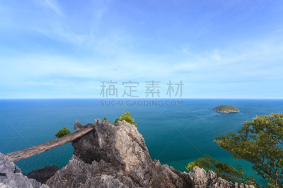 山,视角,在上面,天空,美,巴蜀,水平画幅,地形,蓝色,户外