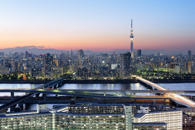 东京,日本,城市天际线,池袋,汐留区,东京天空树,银座,六本木,river sumida,浅草