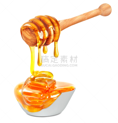 碗,蜂蜜,白色,黄色,白色背景,背景分离,清新,自然界的状态,垂直画幅,食品