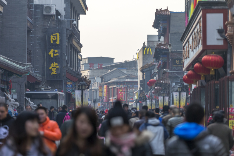 北京,巷,霓虹灯,色彩鲜艳,餐馆,胡同,夜市,汉字,露天咖啡馆,中文预览效果