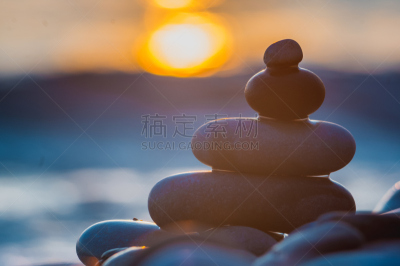 石头,圆石滩,水,天空,灵性,休闲活动,旅行者,夏天,海岸地形