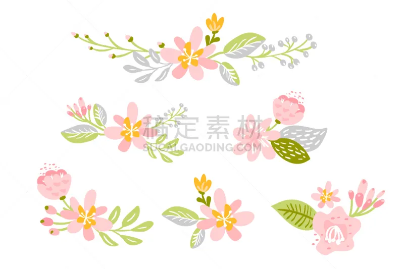 婚礼 春天 绘画插图 自然 矢量 式样 动物手 白色背景 花图片素材下载 稿定素材 婚礼 春天 绘画插图 自然 矢量 式样 动物手 白色背景 花图片素材下载 稿定素材