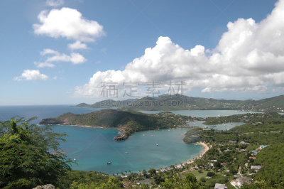 安提瓜和巴布达,精灵湾,特纳德海滩,半月湾,甲晕湾,高点,英国港,安提瓜,达克伍德海岸,巴布达岛