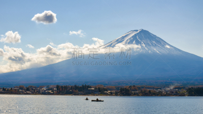 湖,山,富士山,日本,国际著名景点,方向,名声,水,天空,水平画幅