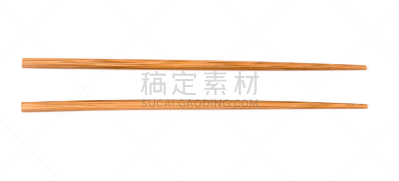 白色背景,筷子,褐色,水平画幅,木制,无人,全景,特写,影棚拍摄,室内