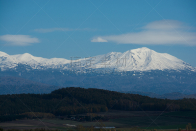 雪,山脉,天空,贺卡,留白,水平画幅,山,无人,大雪山国家公园,户外