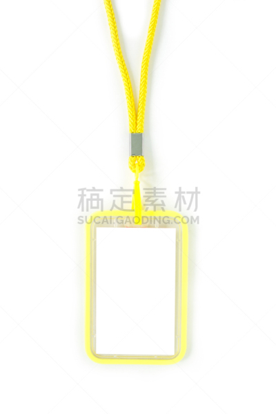 证章,黄色,空白的,白色背景,项链,会议中心,商务,安全,贺卡,易接近性