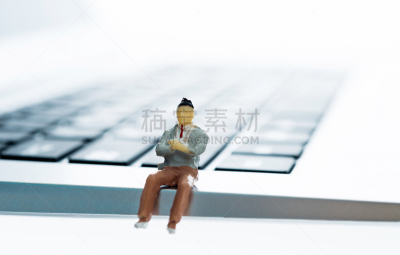 男商人,计算机键盘,小雕像,留白,工业,白色,瓷器,技术,计算机,公司企业