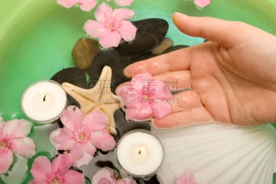 spa美容,夹竹桃,水,美,替代疗法,辅导讲座,水平画幅,指甲,美人,健康