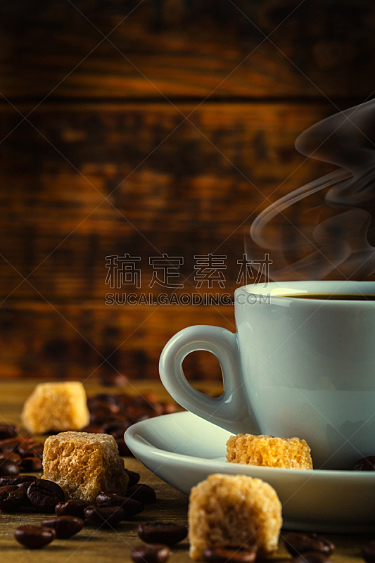 咖啡,浓咖啡,咖啡豆,巧克力糖皮,垂直画幅,烤咖啡豆,褐色,芳香的,古老的,早晨