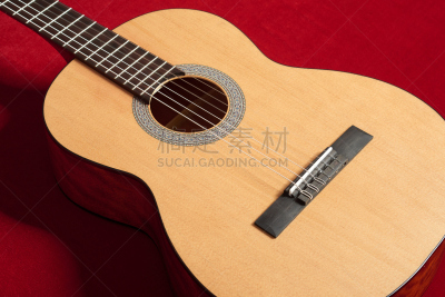 纺织品,特写,一个物体,声学吉他,红色天鹅绒,褐色,艺术,水平画幅,无人,阴影