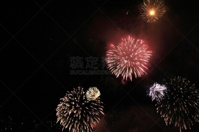 放焰火,australia day,巴士底日,加拿大国庆日,美国国庆日,新年前夕,图像,颜色,2015年,水平画幅