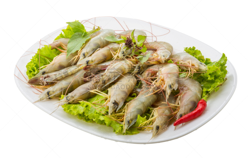 生食,黑色虎虾,水平画幅,无人,海产,小吃,特写,海洋,清新,美味