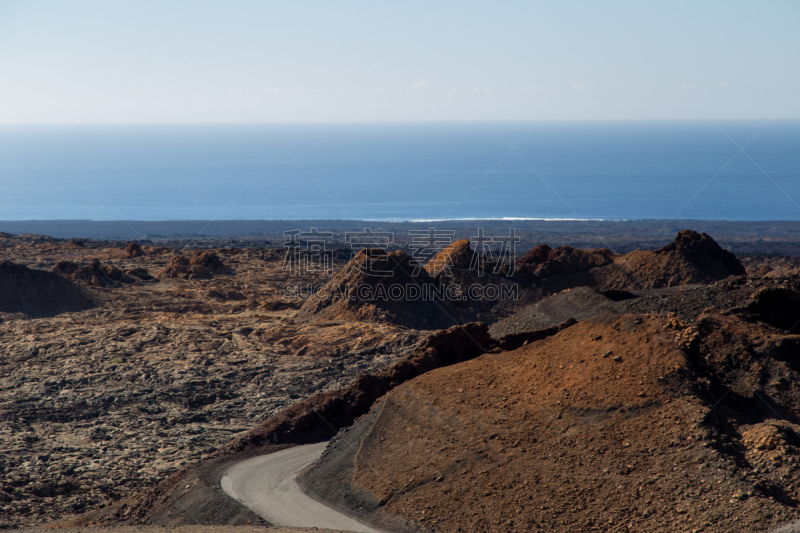 兰萨罗特岛,火山地形,timanfaya national park,水平画幅,无人,大西洋群岛,户外,加那利群岛,山,极端地形